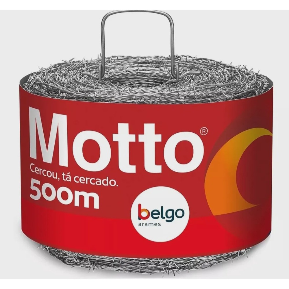 Arame Farpado Motto Belgo 500 Mt