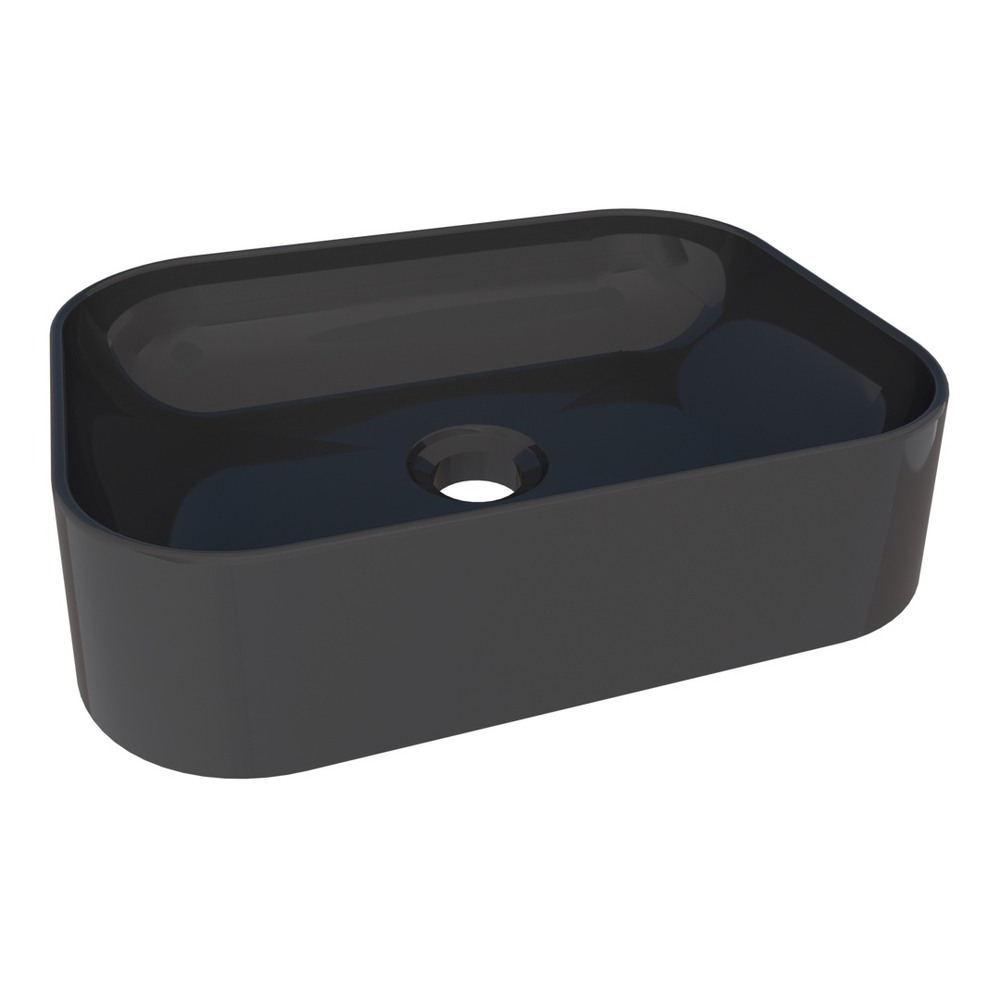 Cuba Pia Para Banheiro Lavabo Preto Sobrepor Luna Cozimax
