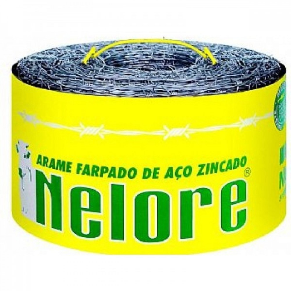 Arame Farpado Galvanizado Bola 250 Metros Nelore